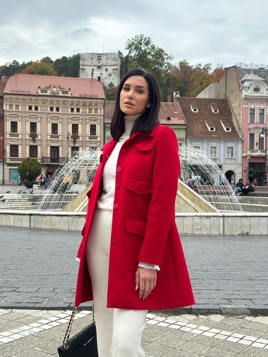 Tara Jarmon Paris - Palton Roșu MA5709 - 42 IT