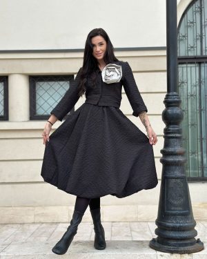 SENIA Fustă gogoșar handmade MA4998