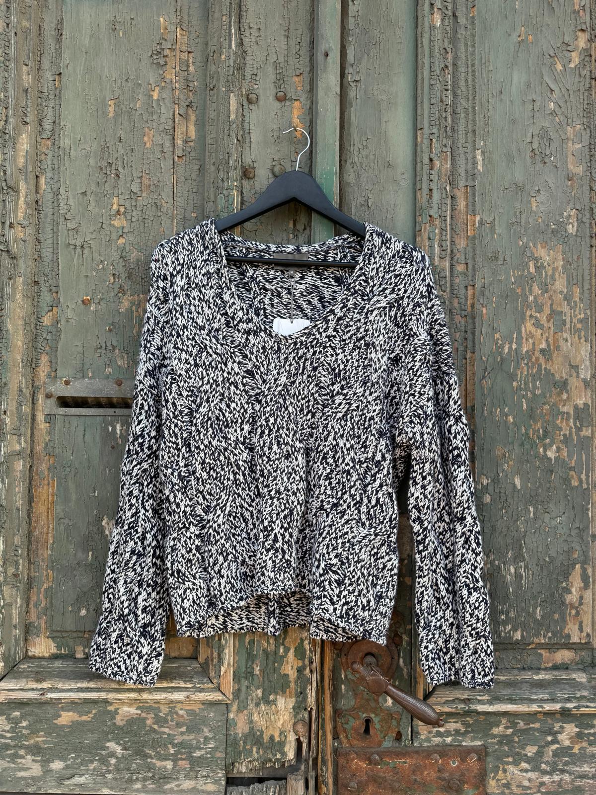 Eric Bompard Bluză alb cu albastru MA5273 - 38 EU