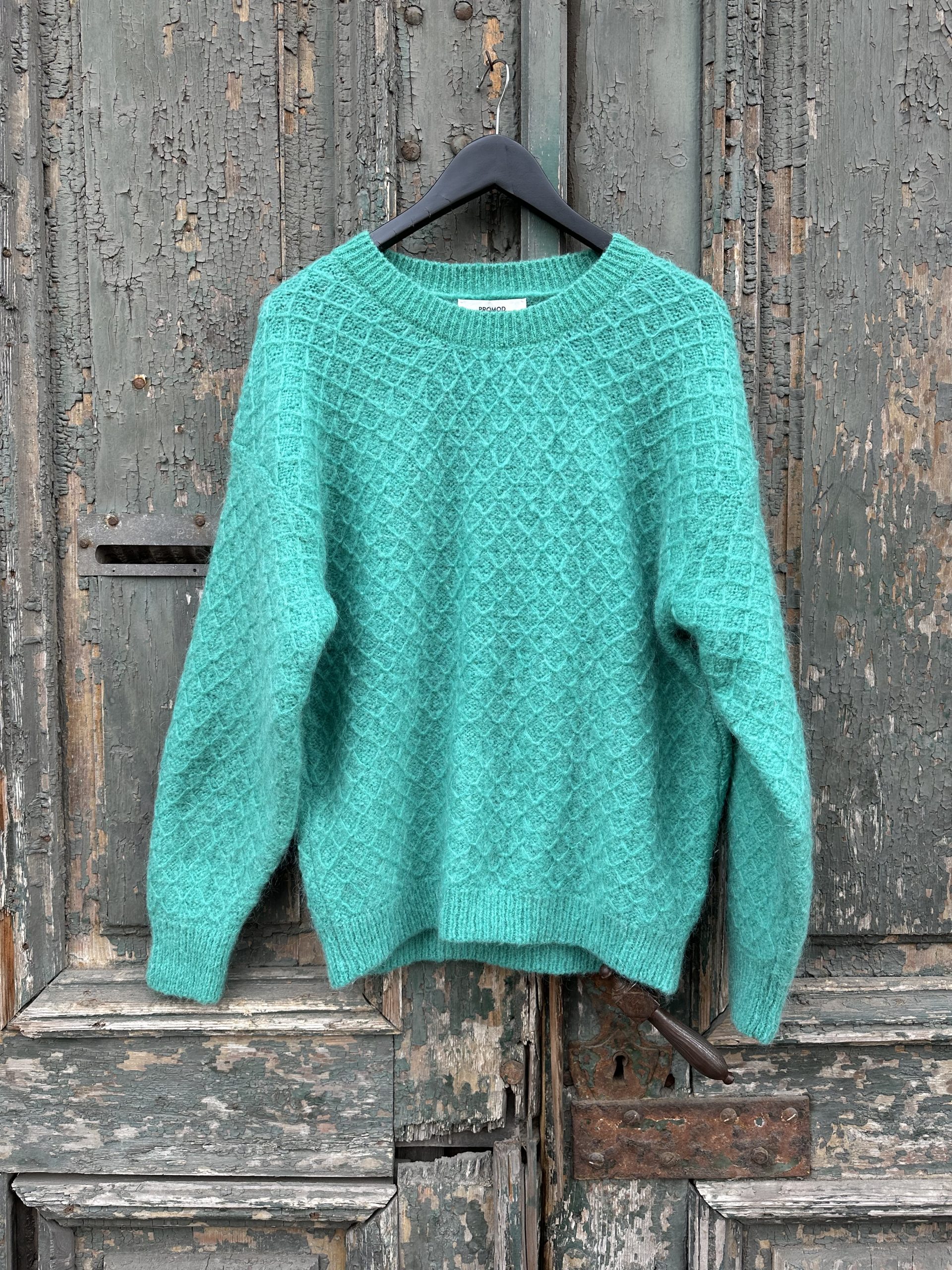 Pulover turquoise MA6674 - XS INTL