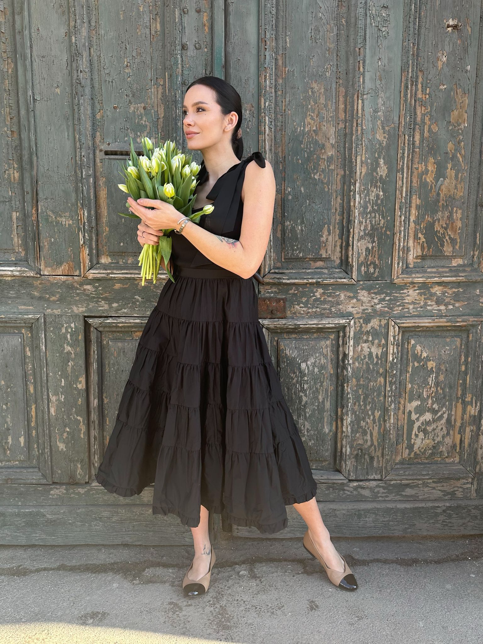 MeiMeij Rochie neagră MA6318 - 40 IT