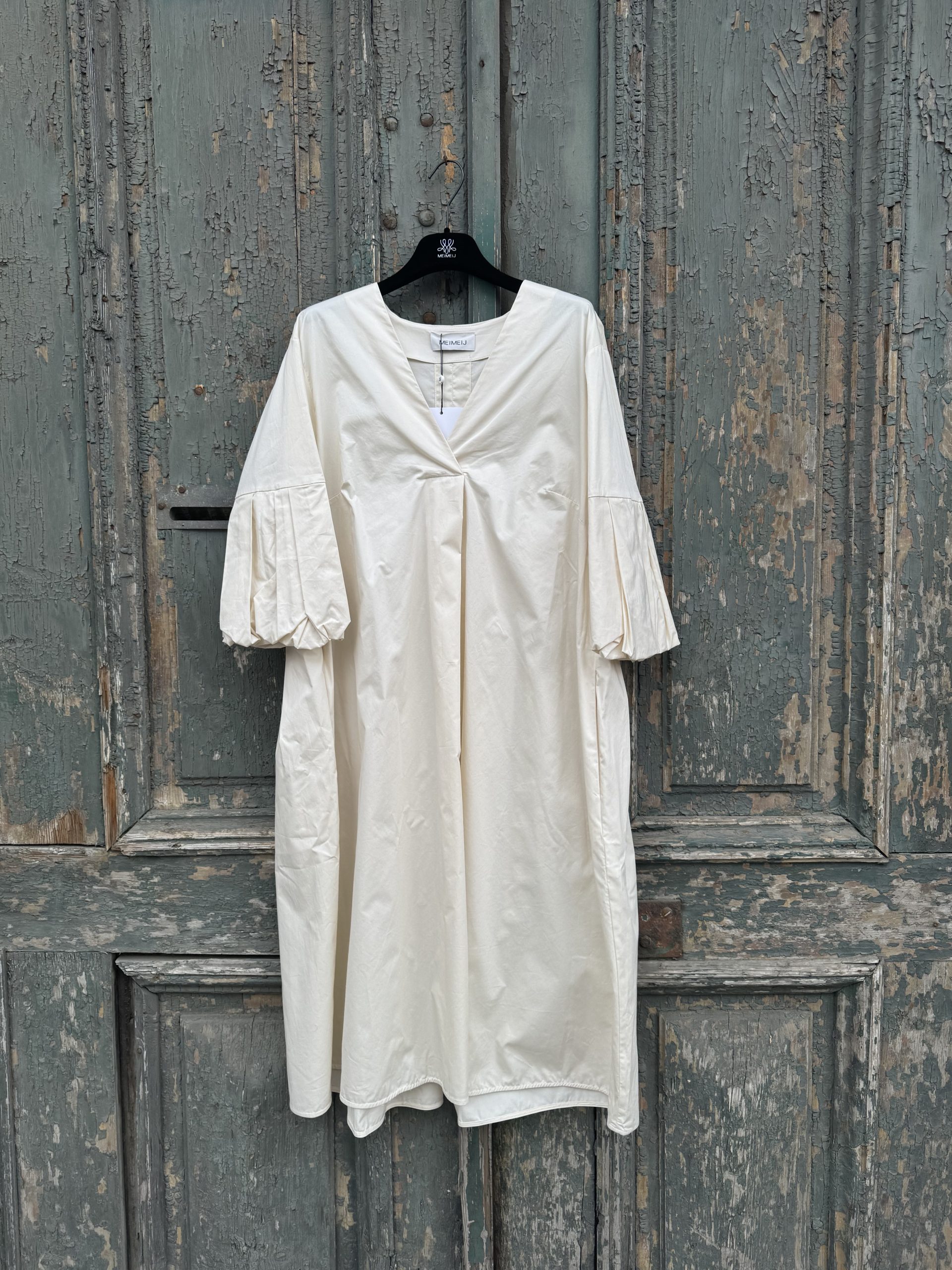 MeiMeij Rochie cu maneca clopot bej MA7013 - 46 IT