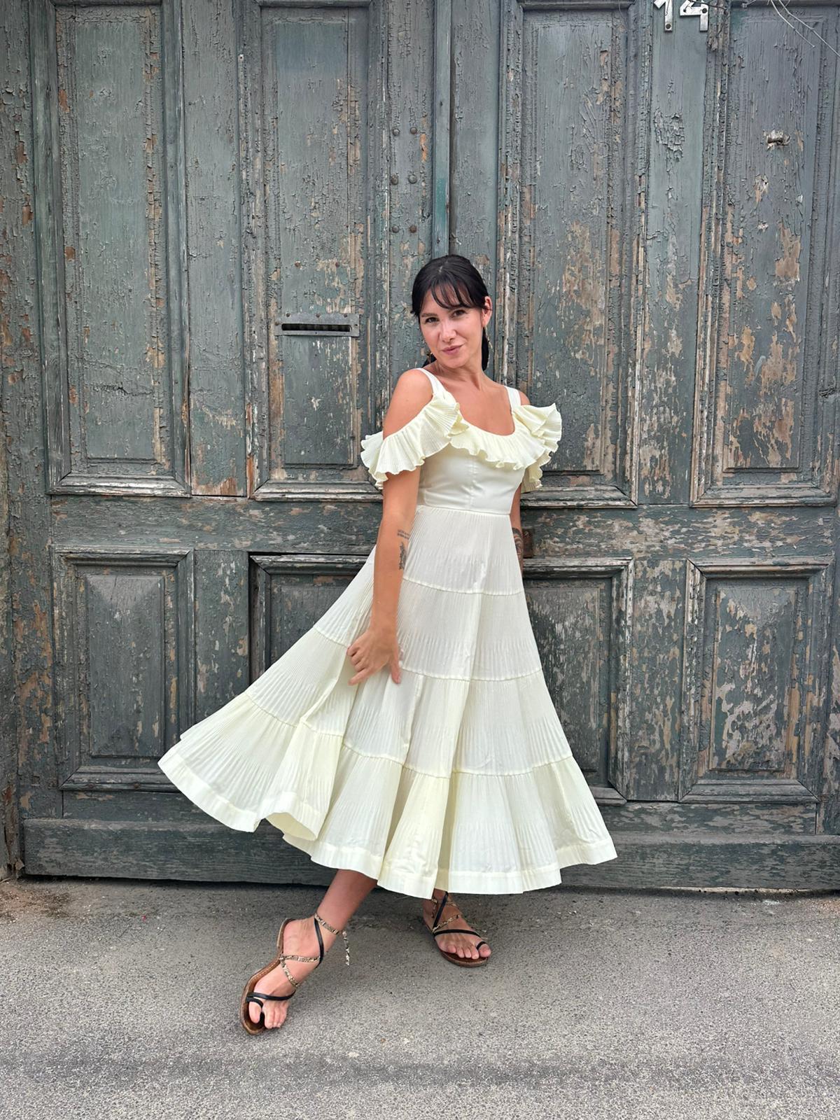MeiMeij Rochie galbenă Ana MA7826 - 40 IT
