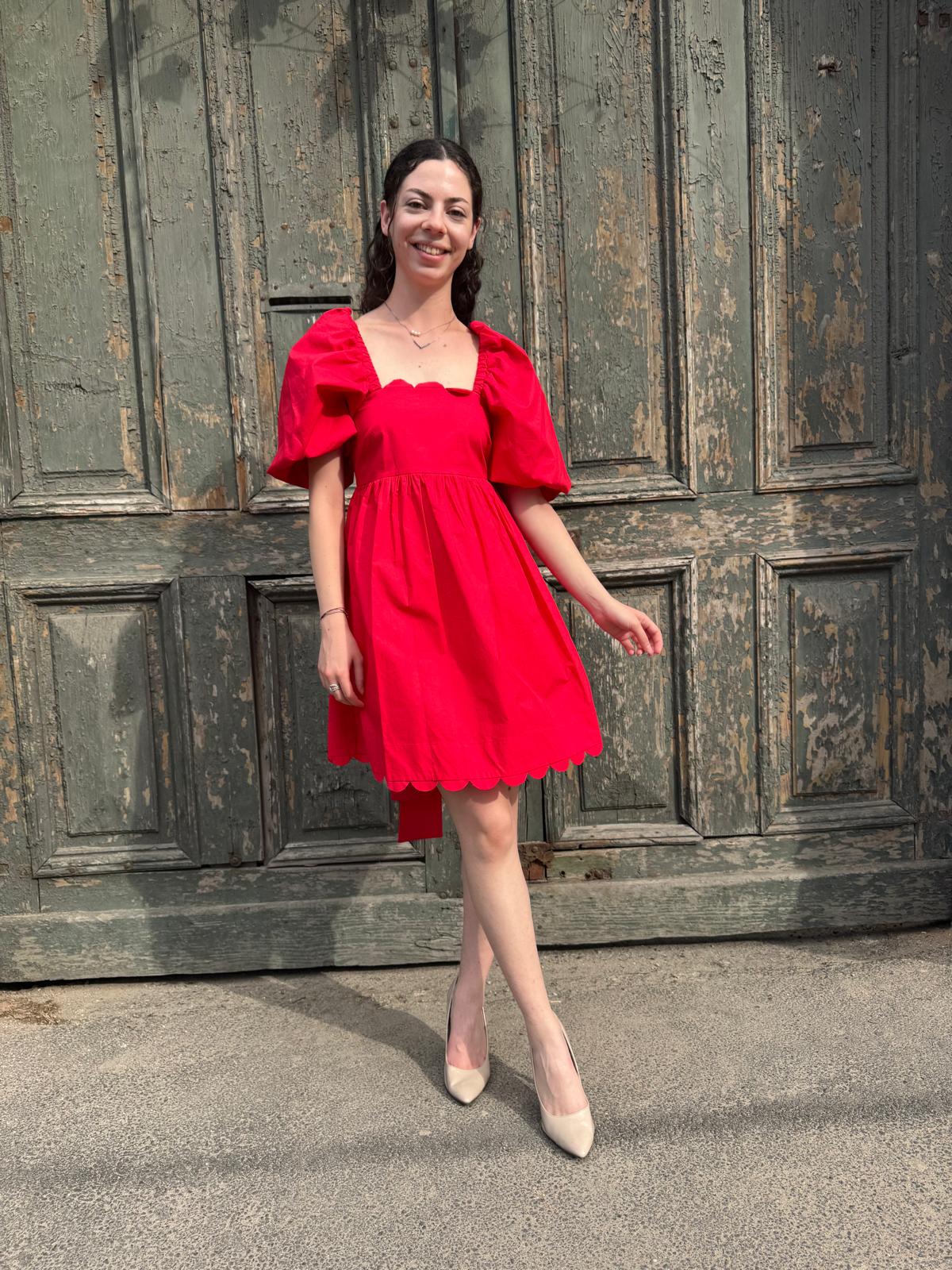 MeiMeij Rochie roșie Diana MA5874 - 36 EU