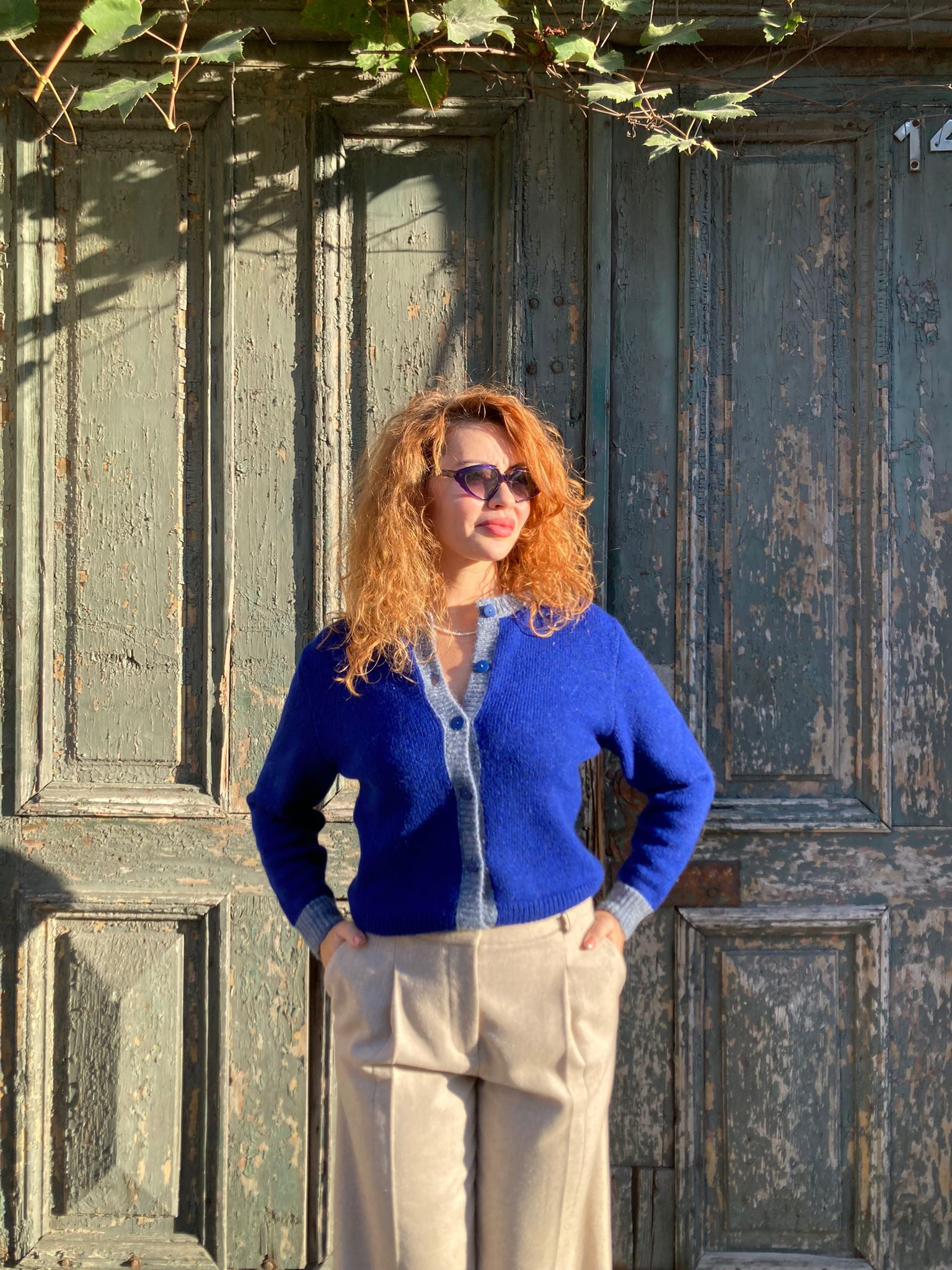 Cardigan Alpaca Blue Dream - 40 EU