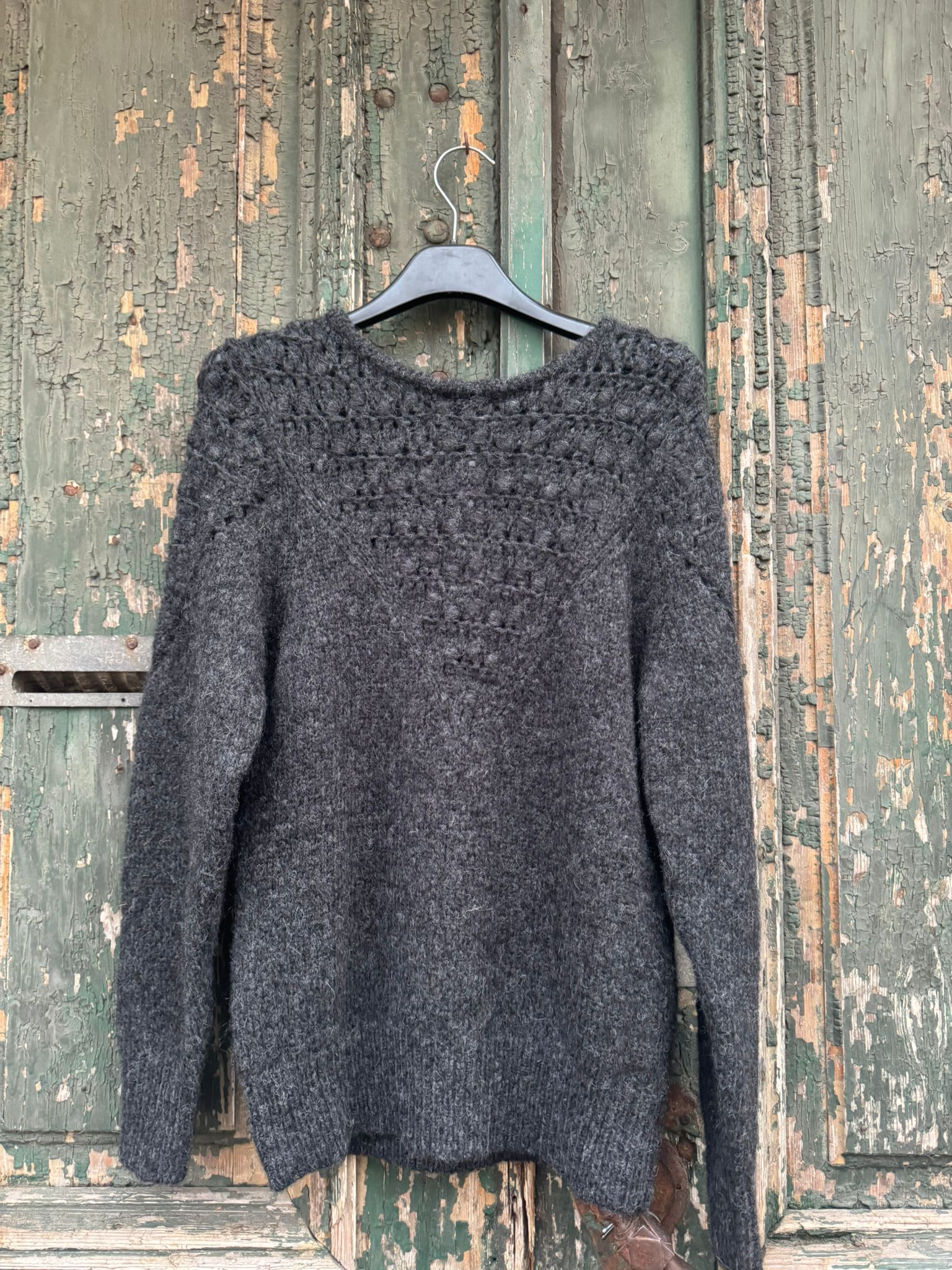 Pulover Alpaca - Gri închis - 38-40 EU