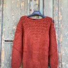 Pulovar Alpaca Cărămiziu