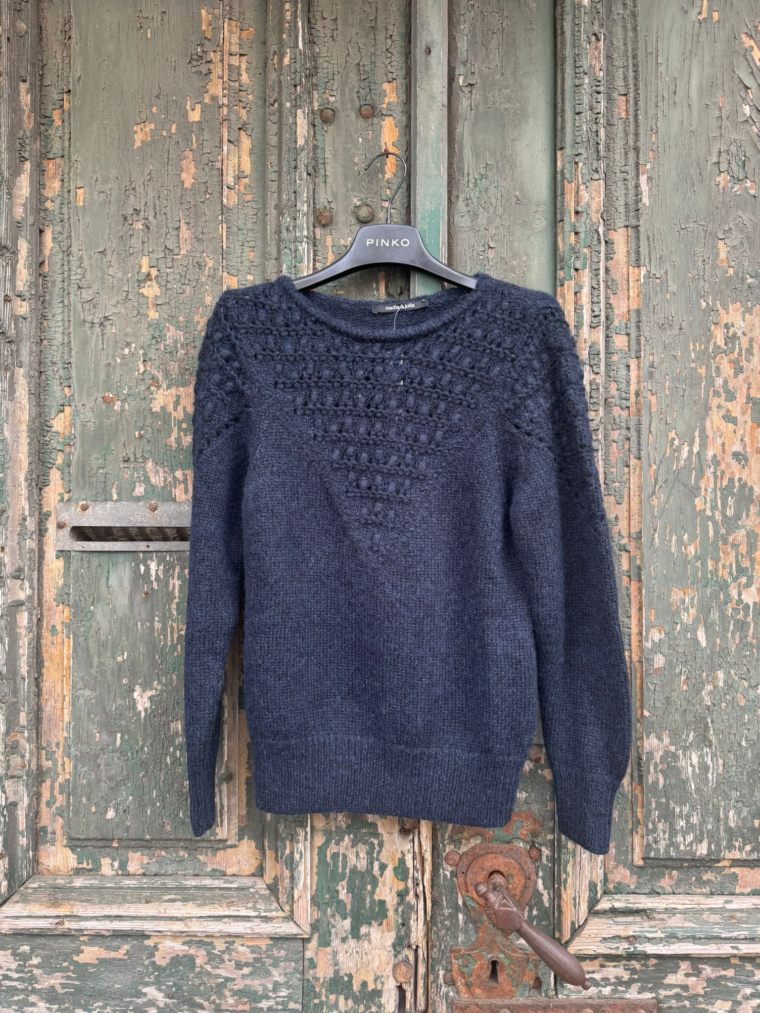 Pulover Alpaca - Navy - 38-40 EU