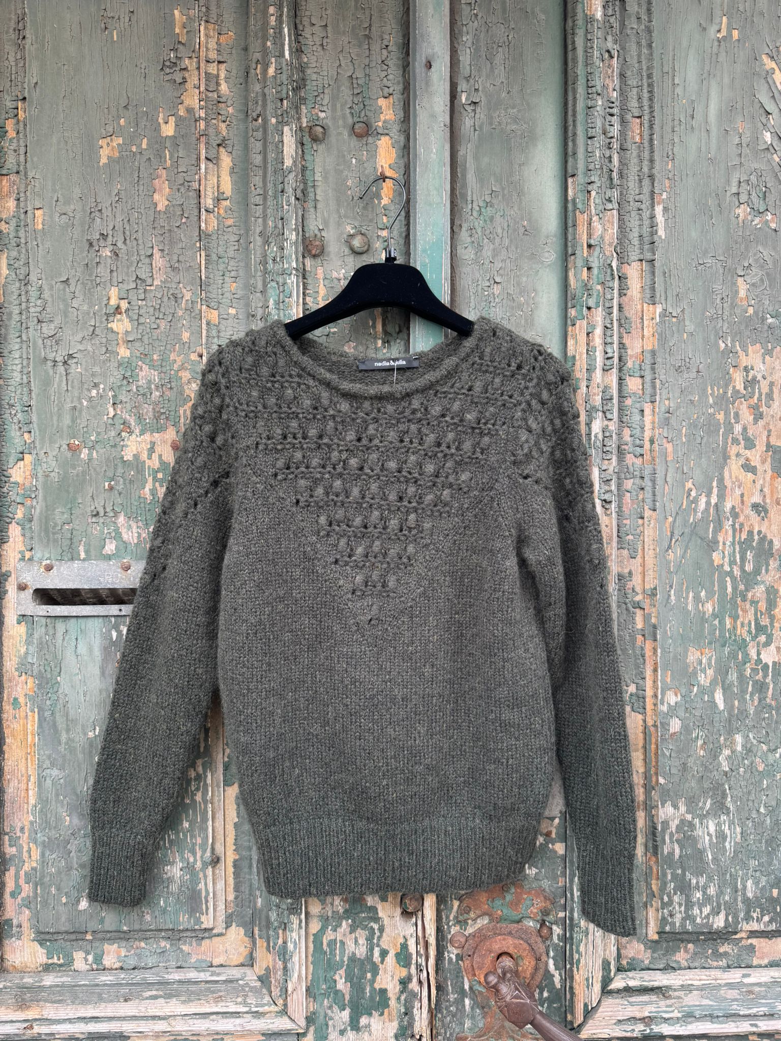 Pulover Alpaca - Kaki - 38-40 EU